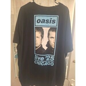 OASIS Live 25 Chicago City Exc. Tshirt XXXL 3XL VERY LTD ! DAMAGED